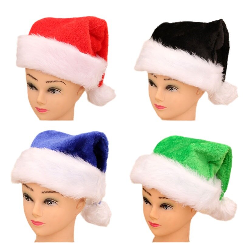Santa Hat Manufacturer - Christmas Long Velvet Short Velvet New Christmas Party Non Woven for Adults Children