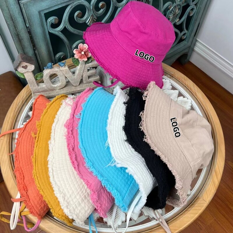 Bucket Hat Manufacturer - New Arrival Wholesale Customizable Sun Hat Wide Brim Fisherman's for Spring Summer