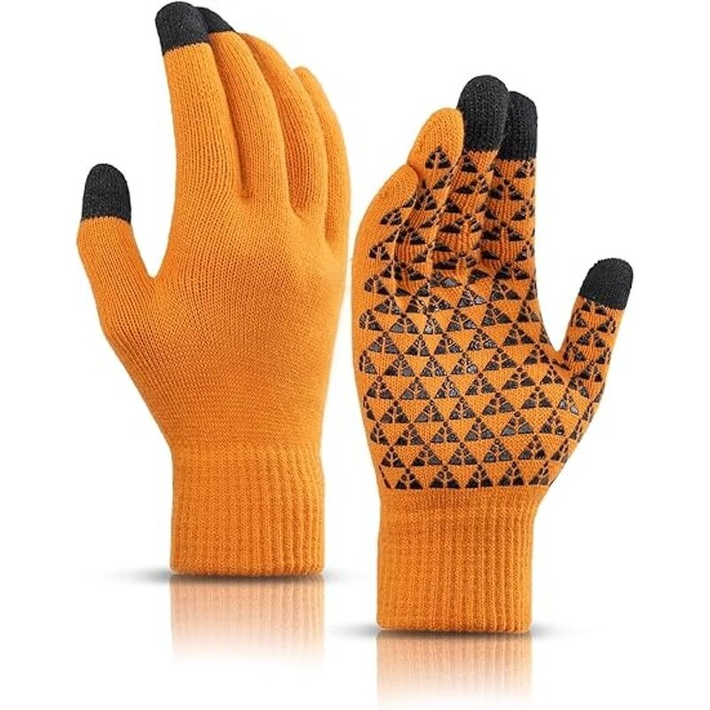 Gloves Manufacturer - Thick Winter Fabric Warm Touch Screen Custom Logo Anti Slip for Cold Weather