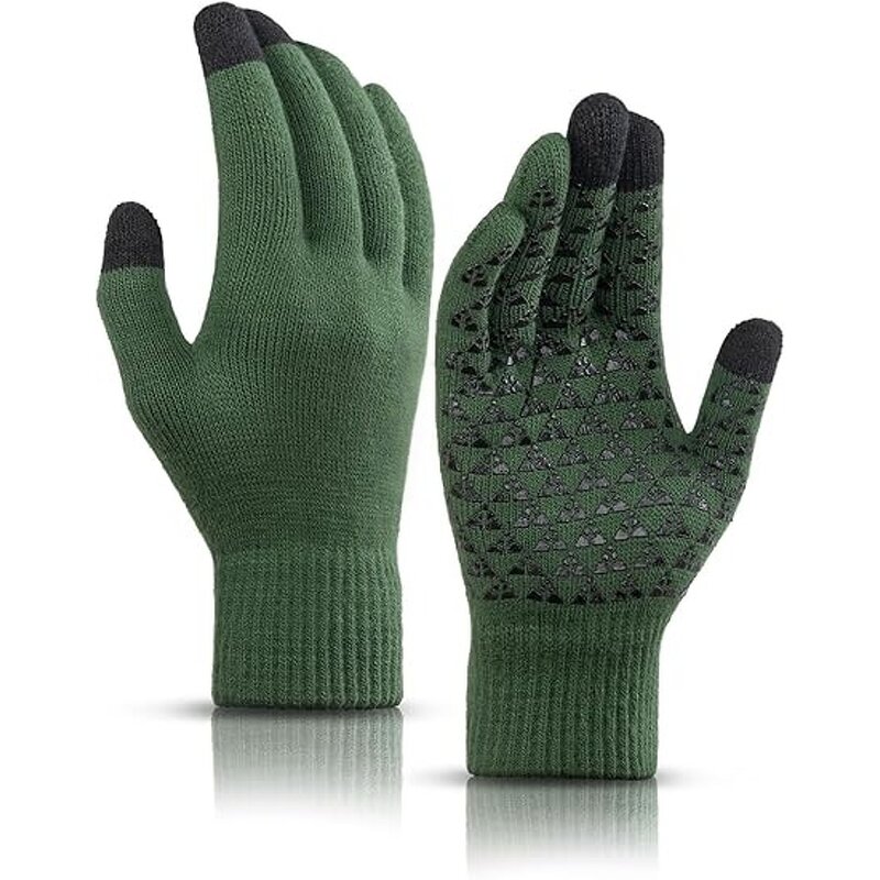 Gloves Manufacturer - Thick Winter Fabric Warm Touch Screen Custom Logo Anti Slip for Cold Weather
