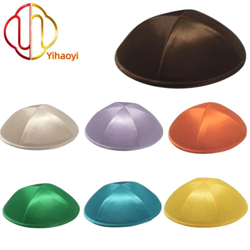 Kippa Manufacturer - Wholesale Velvet Satin Custom Logo for Wedding Bar Mitzvah Religious Events