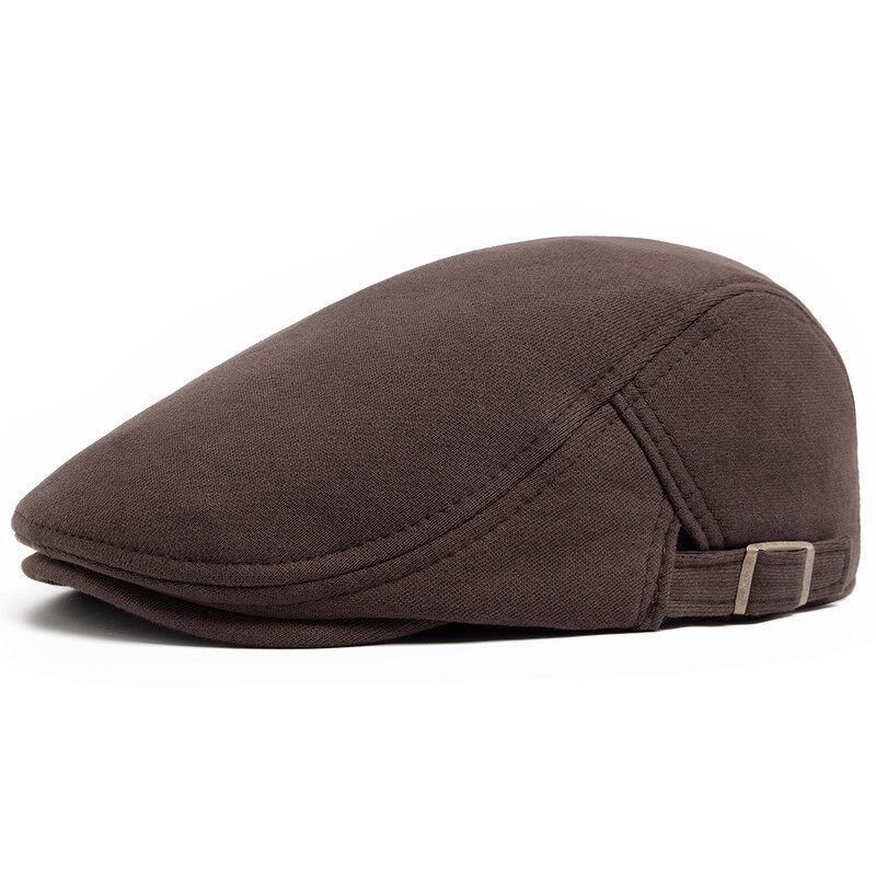Newsboy Cap Manufacturer - Spring Autumn Men's British Retro Minimalist Light Panel Beret Women's Cotton Knit