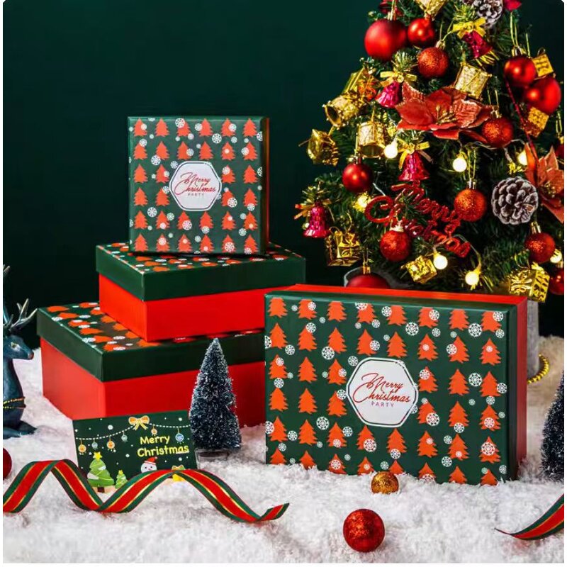 Gift Box Manufacturer - Wholesale Amazon Hot Selling Christmas Packaging with Stamping for Holiday
