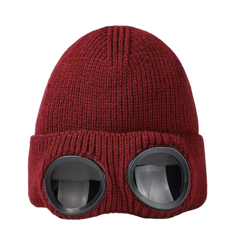 Beanie Hat Manufacturer - Unisex Designer Printed Sunglass Winter Knitted Warm Soft