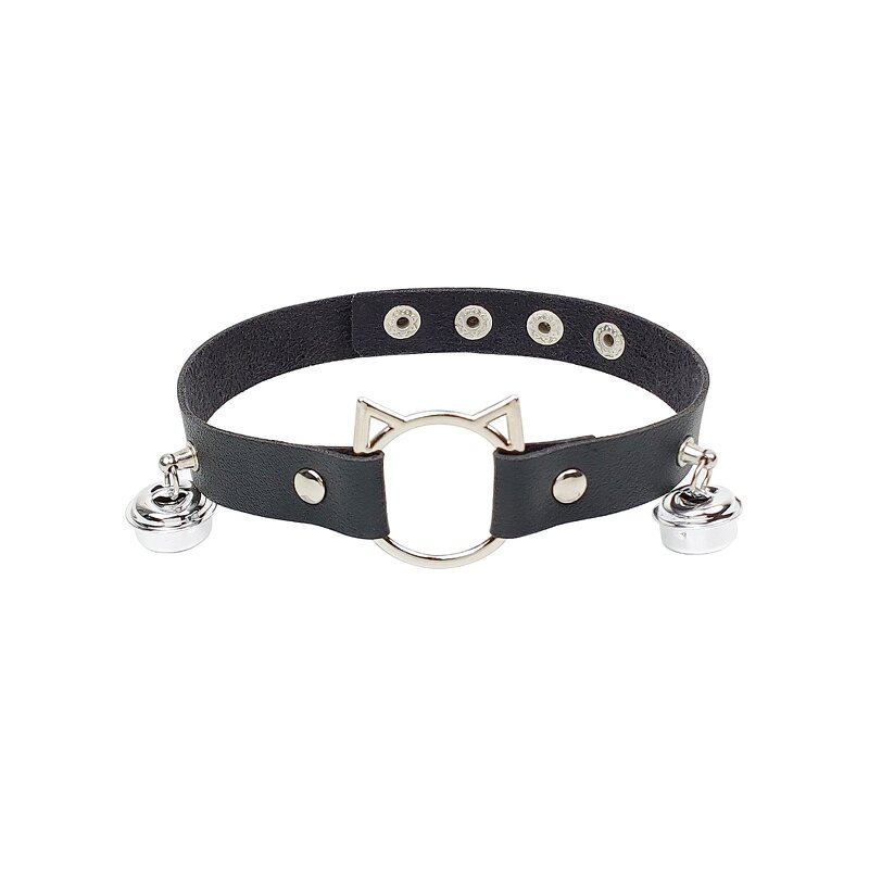 Goth Jewelry Manufacturer - Harajuku Women Gothic Leather Necklace Punk Sexy Choker Rivet Collar Bondage