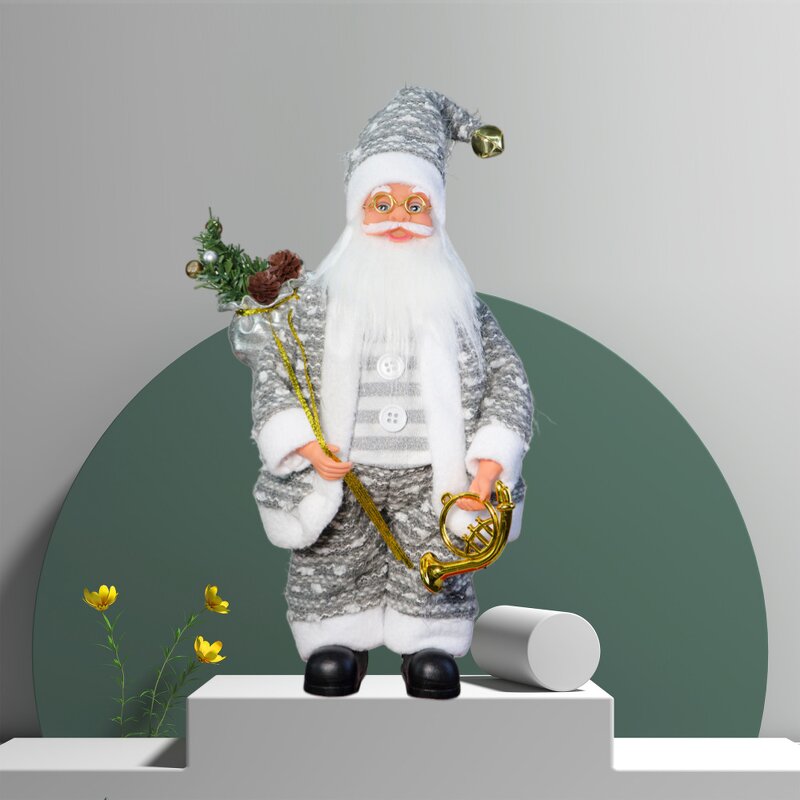 Santa Claus Figurine Manufacturer - Wholesale High Quality Custom MultiColor PVC OEM ODM Christmas Standing Toy