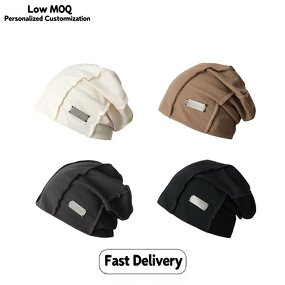 Beanie Cap Manufacturer - Custom Metal Logo Fashion Knitted Warm for Unisex