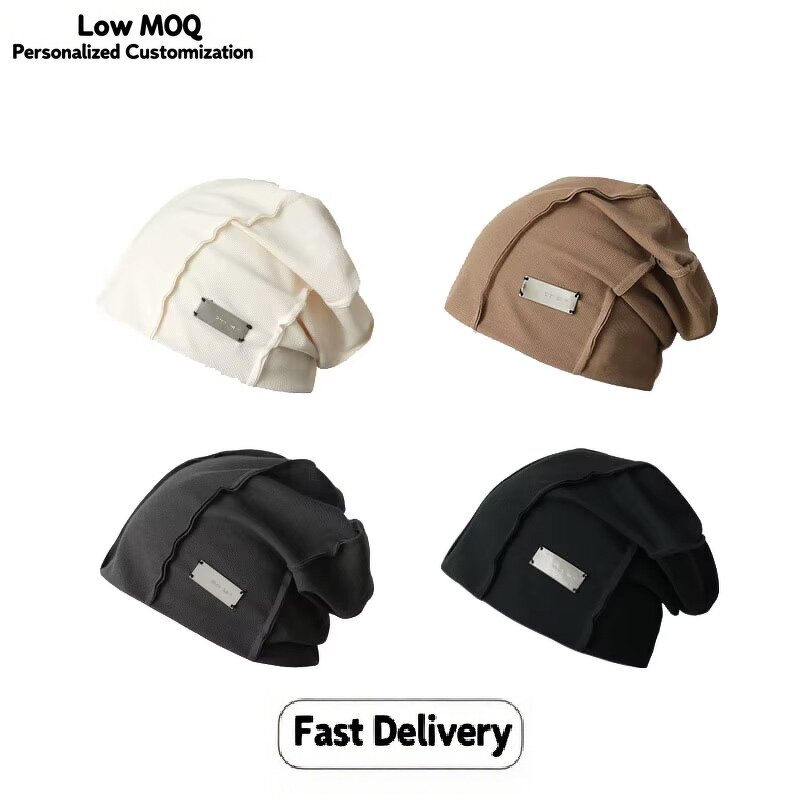 Beanie Cap Manufacturer - Custom Metal Logo Fashion Knitted Warm for Unisex