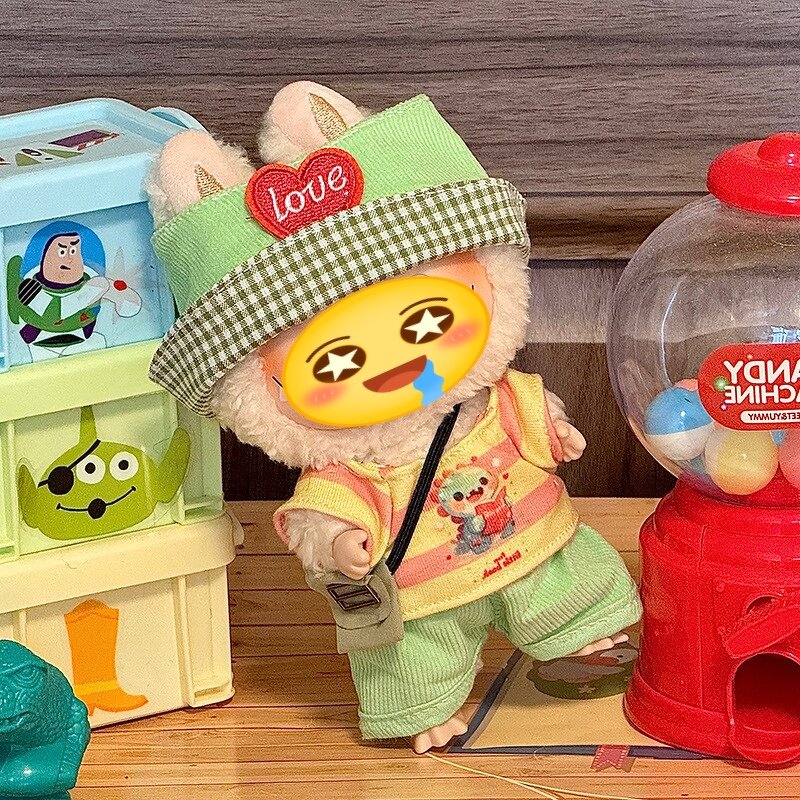 Doll Clothing Set Manufacturer - First Second Generation Party Accessory Cute Cartoon Outfit for Labubu