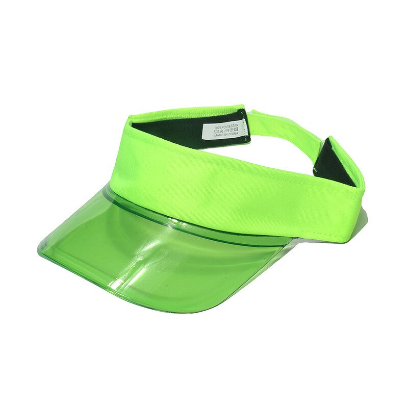 Visor Cap Manufacturer - Wholesale Stylish Clear Transparent UV Protection Lightweight Adjustable Trendy Summer