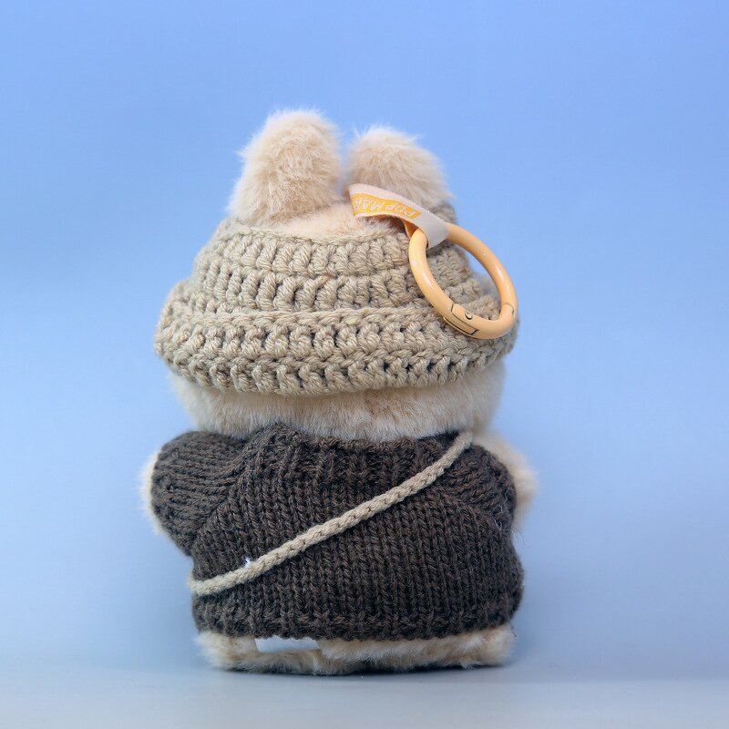 Doll Accessories Manufacturer - Hot Selling 17cm Cute Clothing Set Sweater Headband Bag for Labubu