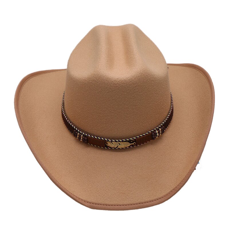 Fedora Hat Manufacturer - Unisex Solid Color Winter Jazz with Wide Brim High Quality with Belt Buckle for Party