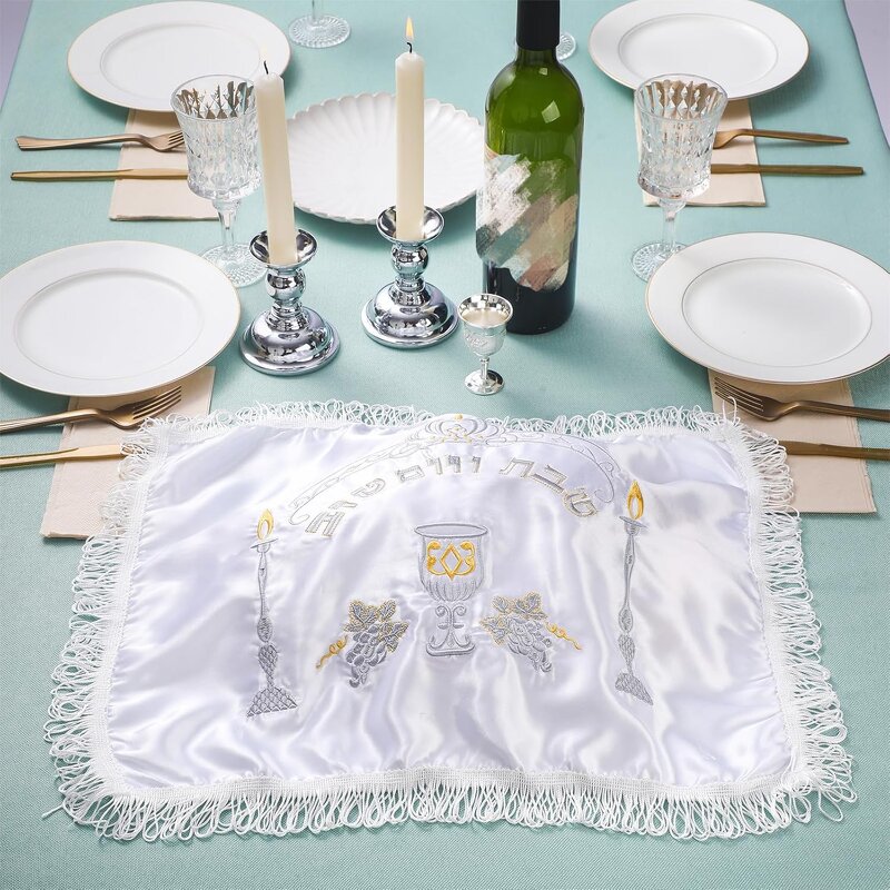 Challah Cover Manufacturer - Wholesale Polyester Fabric Embroidered Craft for Wedding Judaica Customizable