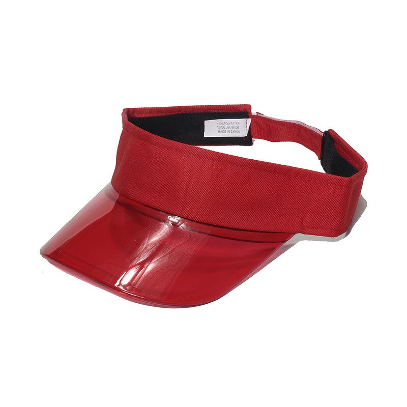 Visor Cap Manufacturer - Wholesale Stylish Clear Transparent UV Protection Lightweight Adjustable Trendy Summer