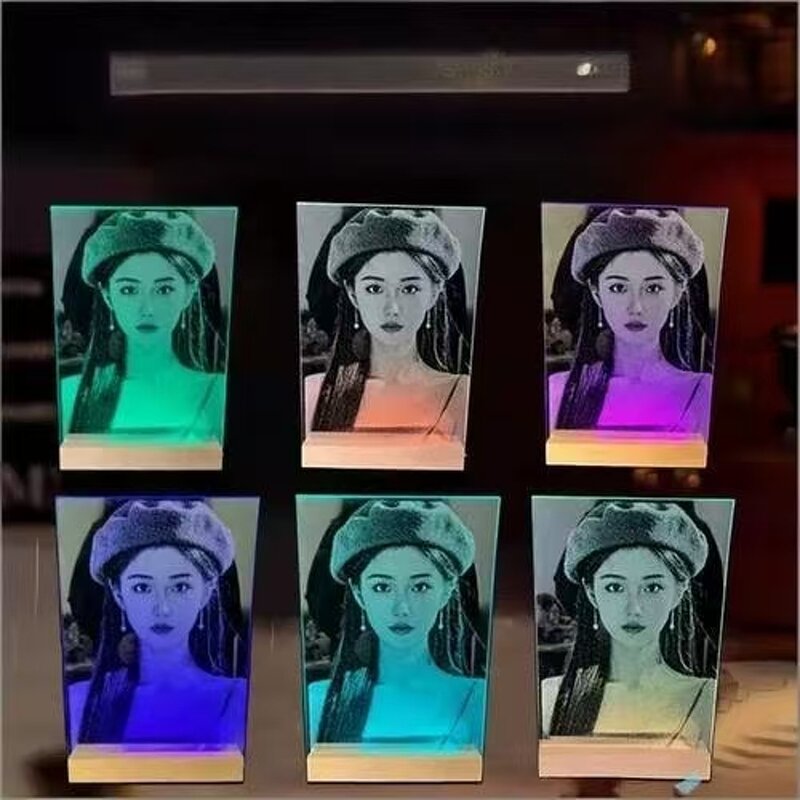 Photo Engraving Manufacturer - Custom Glass Portrait High-Definition Etched Art