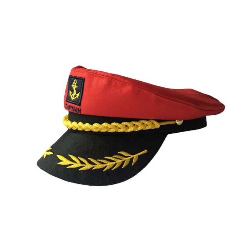 Pilot Hat Manufacturer - Unisex Adult Embroidered Halloween Party Costume Accessory Captain for Teens