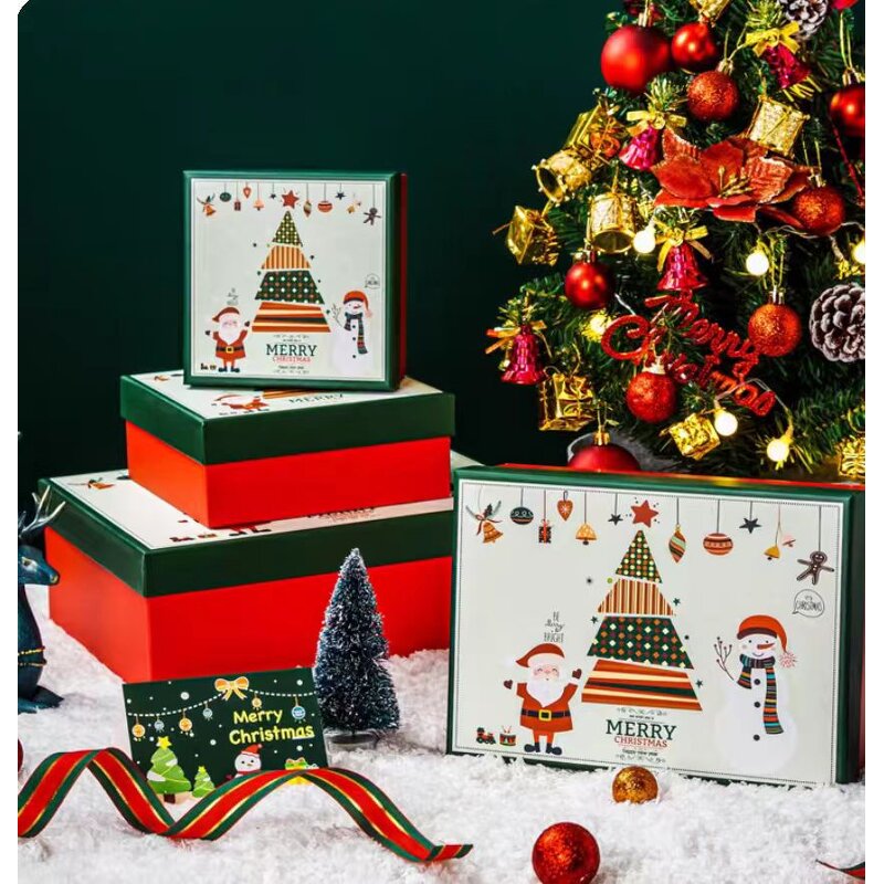 Gift Box Manufacturer - Wholesale Amazon Hot Selling Christmas Packaging with Stamping for Holiday
