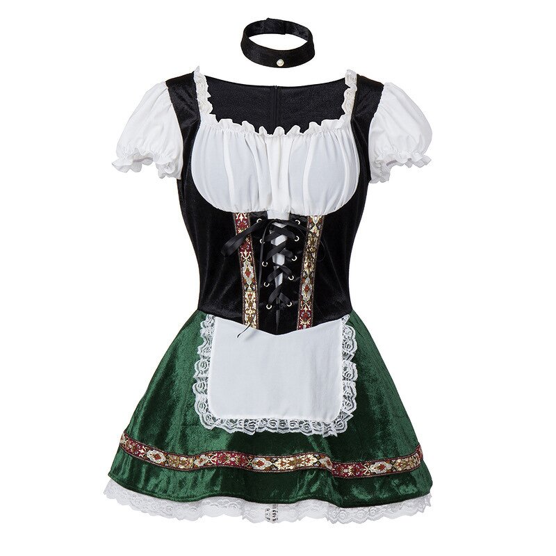 Beer Girl Costume Manufacturer - Women's Traditional German Bavarian Sexy Oktoberfest Festival Carnival Dress