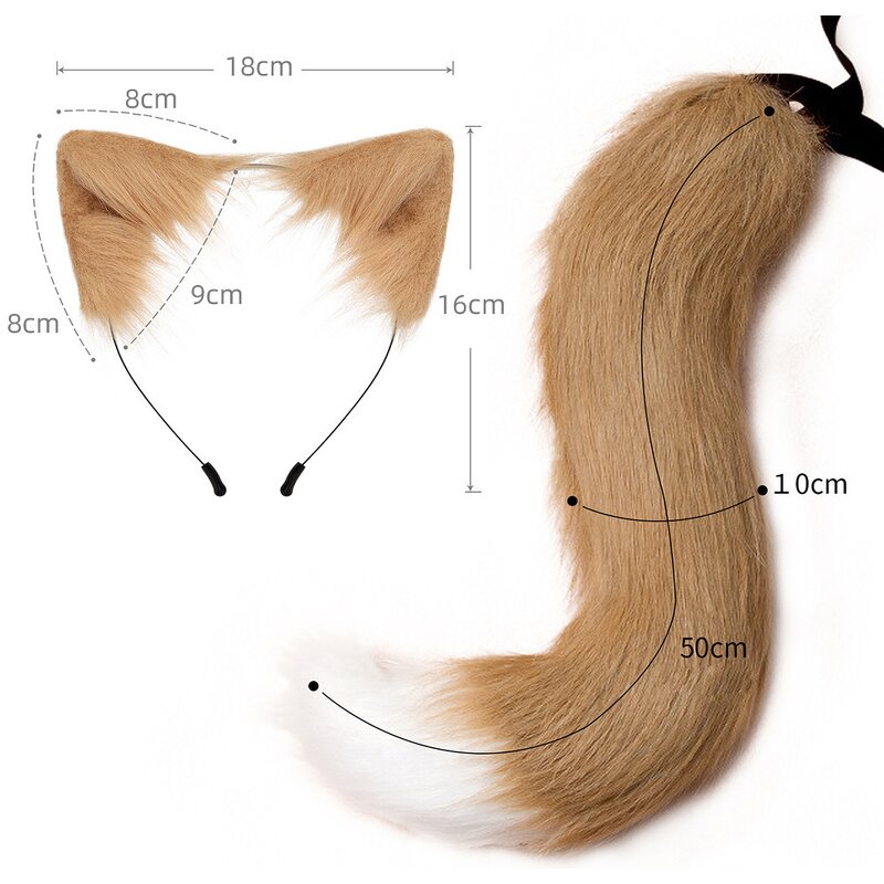 Fox Tail Manufacturer - Hot Sell Fashion Faux Fur with Adjustable Waistbelt Cosplay Accessory