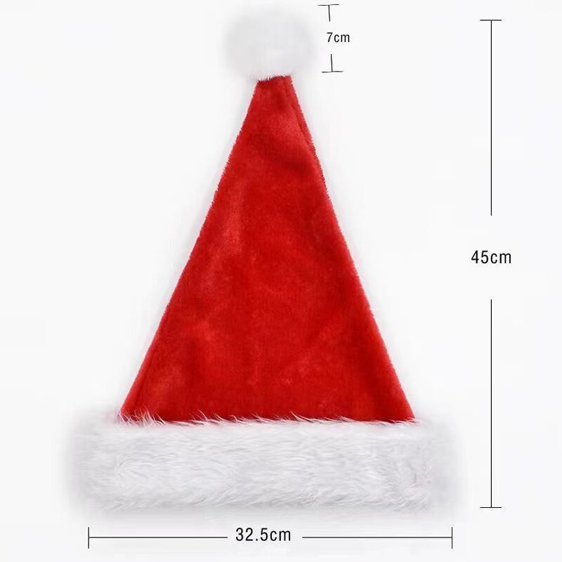 Santa Hat Manufacturer - Christmas Long Velvet Short Velvet New Christmas Party Non Woven for Adults Children