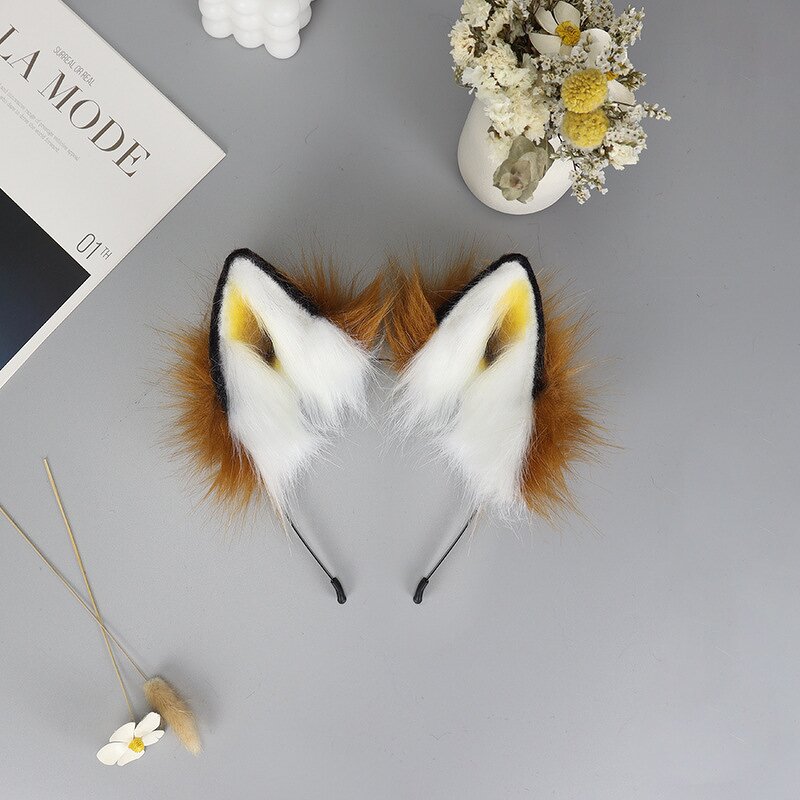 Cat Ear Headband Manufacturer - New Style Comfort Material Plush Anime Fox Ears Fashion for Girls Night Party