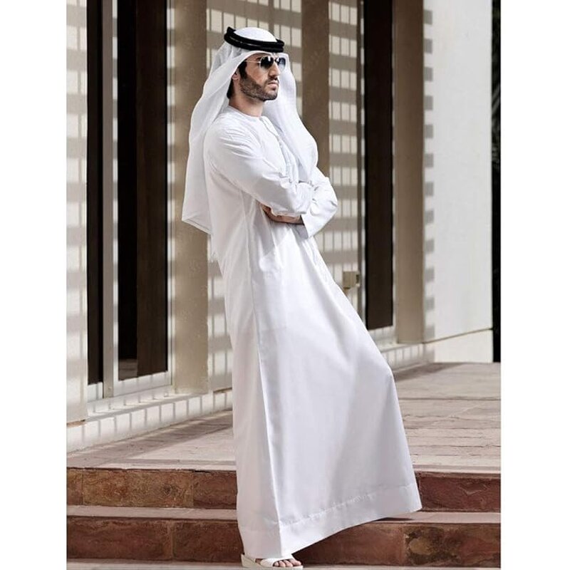 Headscarf Manufacturer - Muslim Printed Square Islamic Dubai Saudi Arabic Men's Head Turban for Daily Religious Use