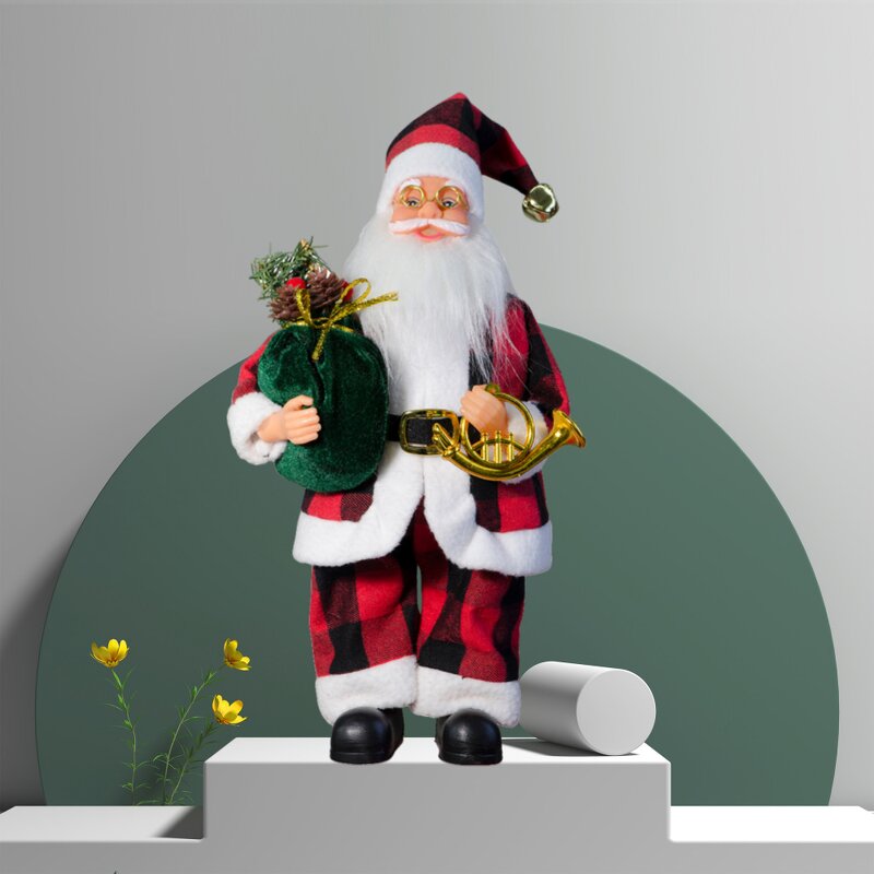 Santa Claus Figurine Manufacturer - Wholesale High Quality Custom MultiColor PVC OEM ODM Christmas Standing Toy