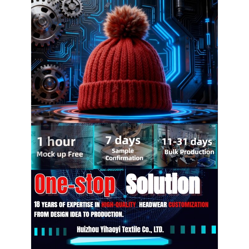 Beanie Manufacturer - Fashion Solid Color Knitted Custom Logo Warm Flexible Unisex Acrylic Winter Ski Travel Outdoor