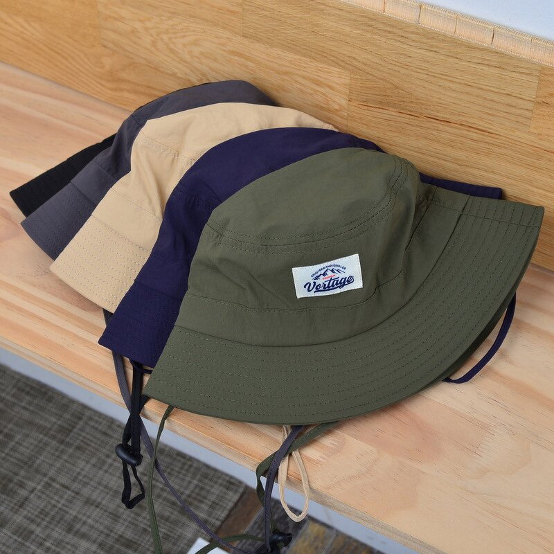 Bucket Hat Manufacturer - OEM Foldable Big Brim with String Quick Drying Embroidery for Casual