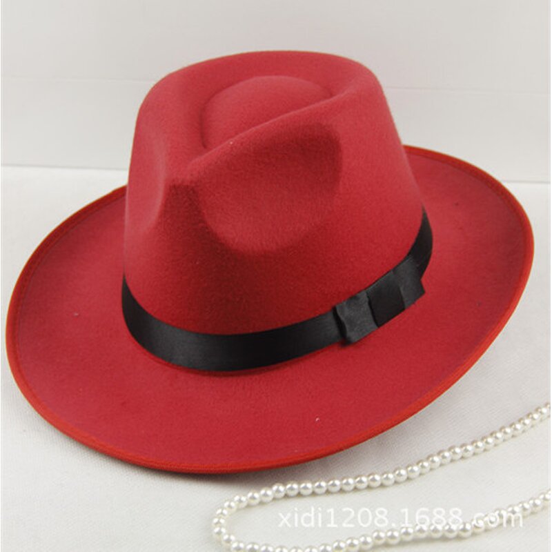 Panama Hat Manufacturer - New Modern Style Wide Brim British Wool Felt Fedora Jazz Fedora Unisex Formal