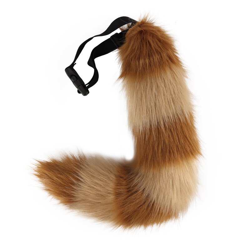 Fox Fur Tail Manufacturer - New Hot Sale Fashion Faux with Adjustable Belt for Women's Cosplay