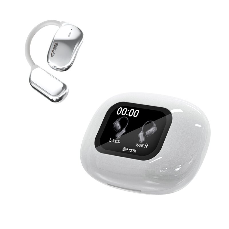 Smart Earbuds Manufacturer - 2025 JM16 AI Translation 150 Languages BT 5.4 LCD Touch Screen Business