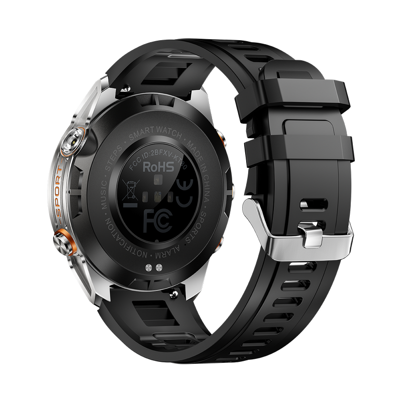 Smartwatch Manufacturer - 2025 KT80 Flashlight BT Call 1.46Inch 3ATM 100+ Sports Modes Relojes
