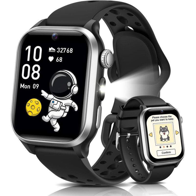 Kids Smart Watch Manufacturer - SANVNET G71 2025 Audio Recording Flashlight IP68 Heart Rate