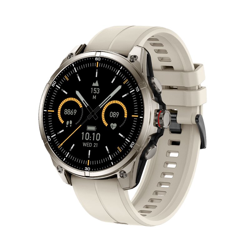 Smartwatch Manufacturer - 2025 FT66 1.43'' AMOLED GPS Flashlight Compass 50m Altitude Air Pressure