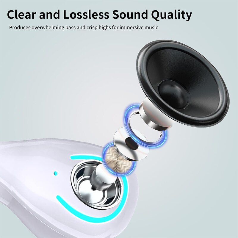 TWS Earbuds Manufacturer - YYK-Q71 LED Screen BT Call Noise Cancelling Call Music Wholesale 2025