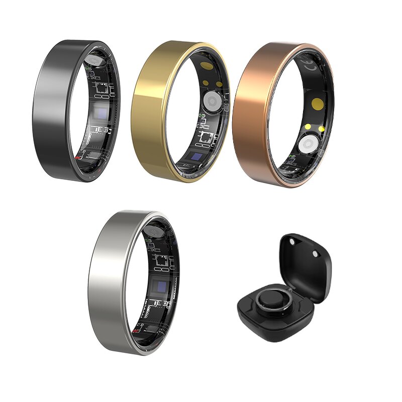 Smart Ring Manufacturer - 2025 TK5 Heart Rate Blood Pressure Waterproof Fitness Sports AI Charging Case