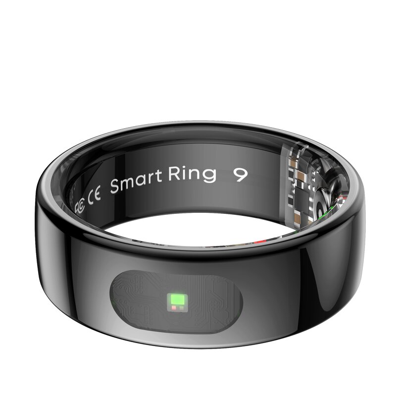 Smart Ring Manufacturer - R08 2025 App Control Heart Rate Skin Temperature Remote Function Alloy