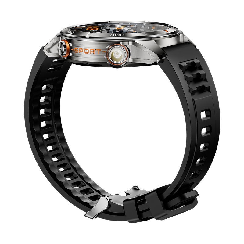 Smartwatch Manufacturer - 2025 KT80 Flashlight BT Call 1.46Inch 3ATM 100+ Sports Modes Relojes