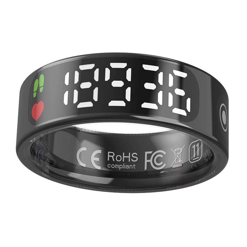 Smart Ring Manufacturer - 2025 Sanvnet V9 5ATM Waterproof Multi-Language Heart Rate Multi Sports