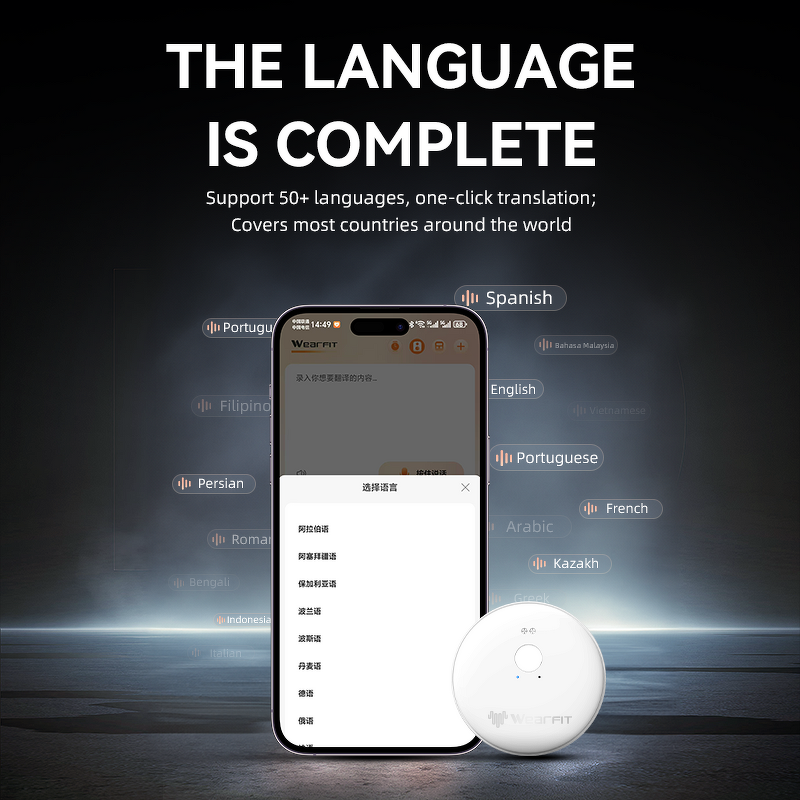 Smart Translator Manufacturer - 2025 AI 102 Face-to-face Translation 50+ Language Portable Phone Assistant