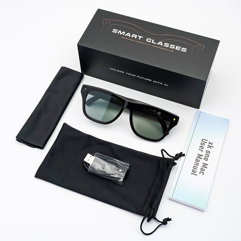Smart Glasses Manufacturer - 2026 XK ONE MAC Electrochromic 8MP Camera AI Translation Color Change