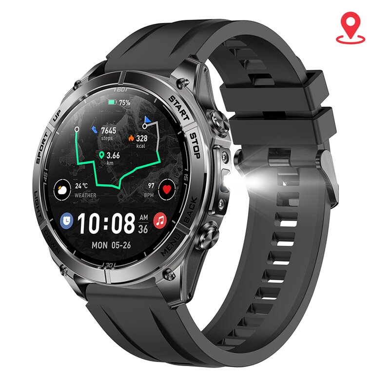 Smartwatch Manufacturer - SANVNET SNT PathFinder GPS 1.43inch AMOLED Barometer 50M Waterproof 2026