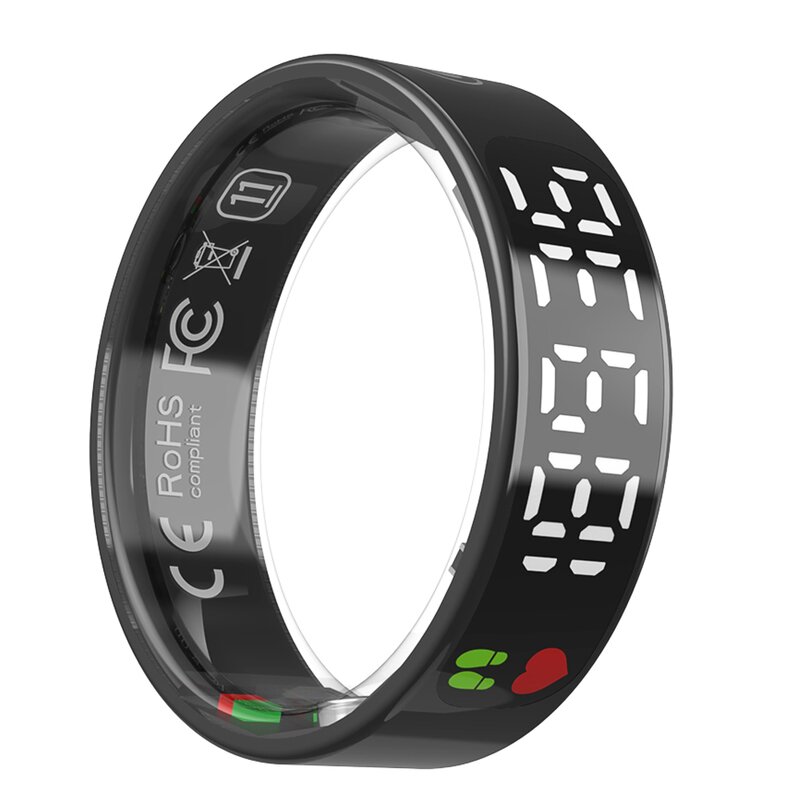 Smart Ring Manufacturer - 2025 Sanvnet V9 5ATM Waterproof Multi-Language Heart Rate Multi Sports