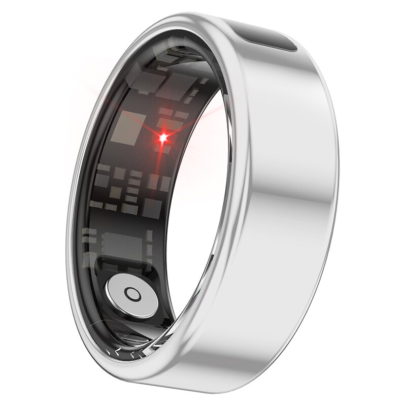Smart Ring Manufacturer - SANVNET SR08 2025 Screen Sport Heart Rate IP68 Waterproof Health Tracker