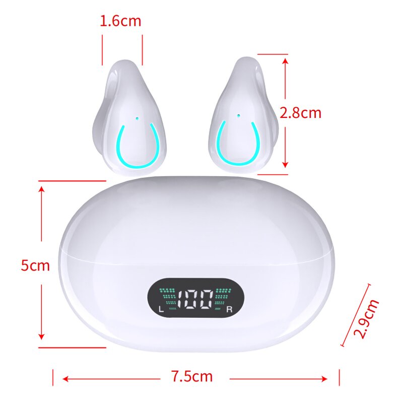 TWS Earbuds Manufacturer - 2025 YYK-Q71 LED Screen BT Call Noise Cancelling Call Music Smart