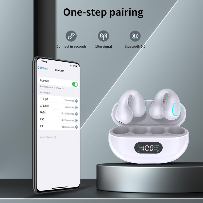 TWS Earbuds Manufacturer - 2025 YYK-Q71 LED Screen BT Call Noise Cancelling Call Music Smart