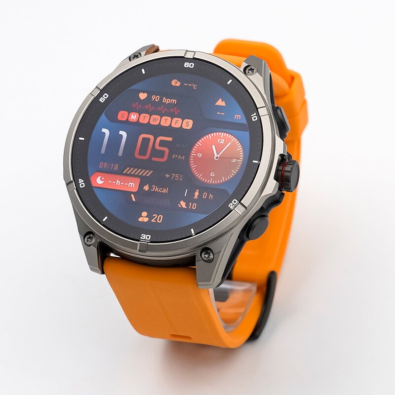 Smartwatch Manufacturer - 2025 FT66 1.43'' AMOLED GPS Flashlight Compass 50m Altitude Air Pressure