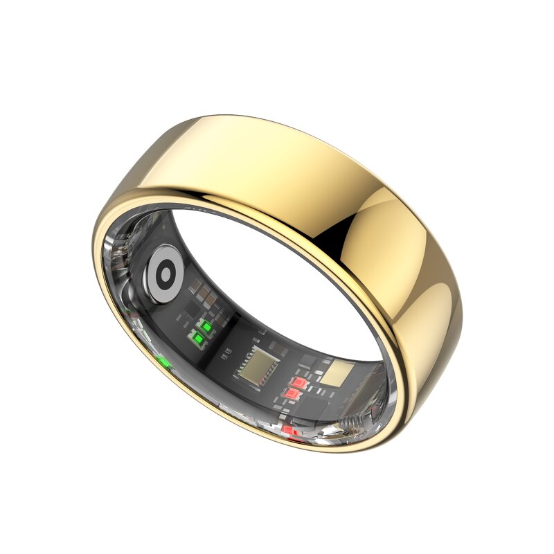 Smart Ring Manufacturer - R08 2025 App Control Heart Rate Skin Temperature Remote Function Alloy