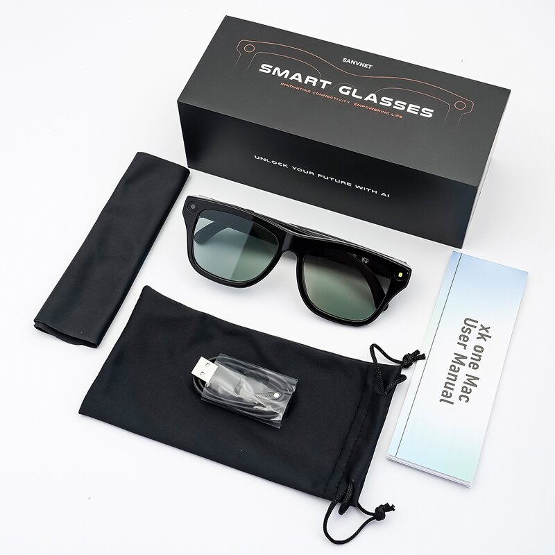 Smart Glasses Manufacturer - 2026 XK ONE MAC Electrochromic 8MP Camera Color Change AI Translation